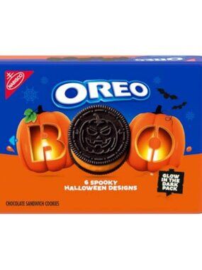 OREO Orange Creme Chocolate Sandwich Halloween Cookies, 18.71 oz